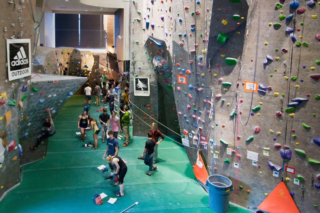UC climbing wall